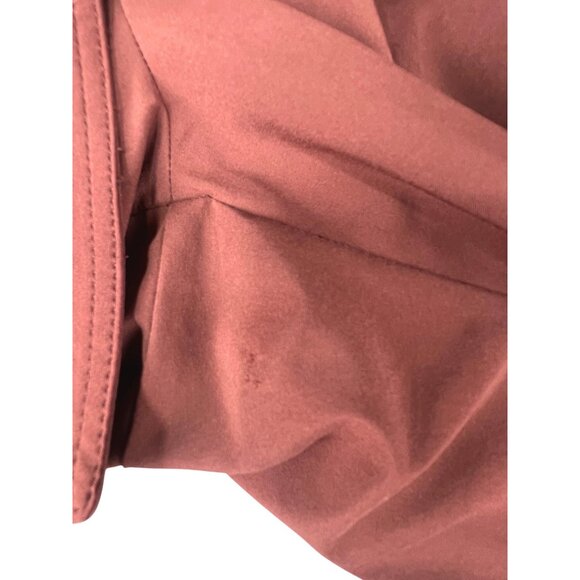 Athleta Skyline Pant II Reddish-Brown Tapered Fit With Tie Waist Size 6P - Picture 4 of 15